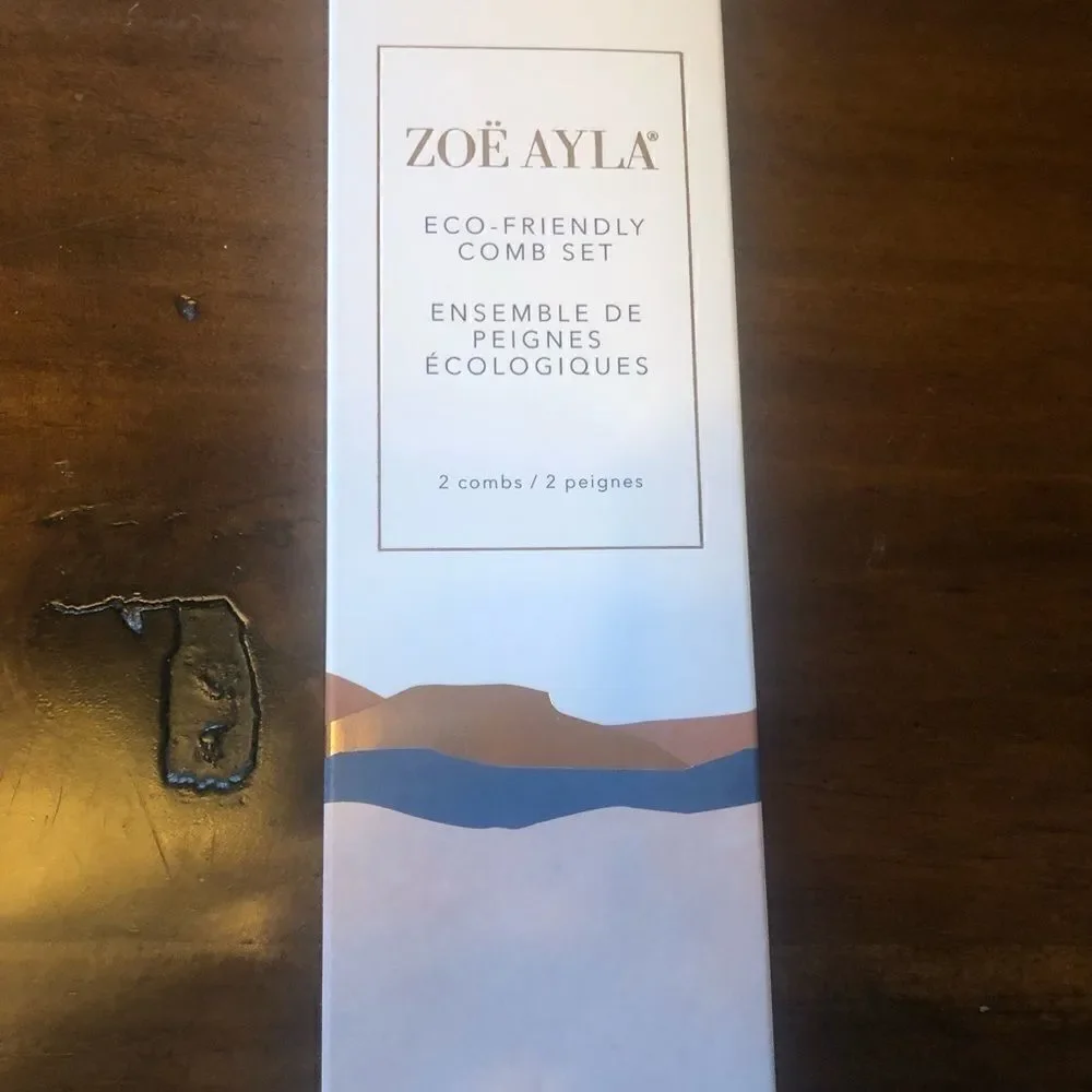 ECO-FRIENDLY COMB SET ZOE AYLA NEW Ipsy bag
